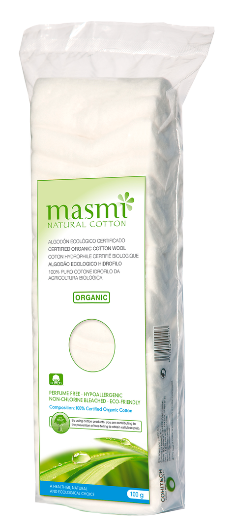 MASMI Natural Cotton - Bio Baumwoll-Watte 100 g