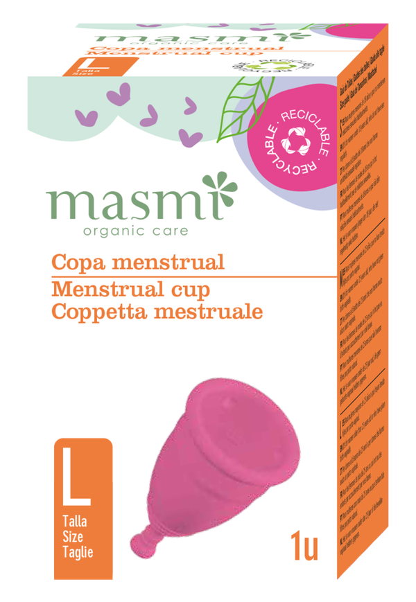 MASMI Organic Care - Menstruationstasse Größe L