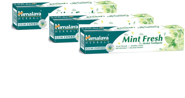 Himalaya Kräuter-Zahncreme Mint Fresh 3 x 75 ml