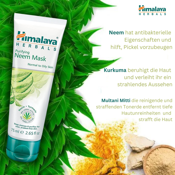 HIMALAYA - Antibakterielle & tiefenreinigende Neem-Maske 75ml