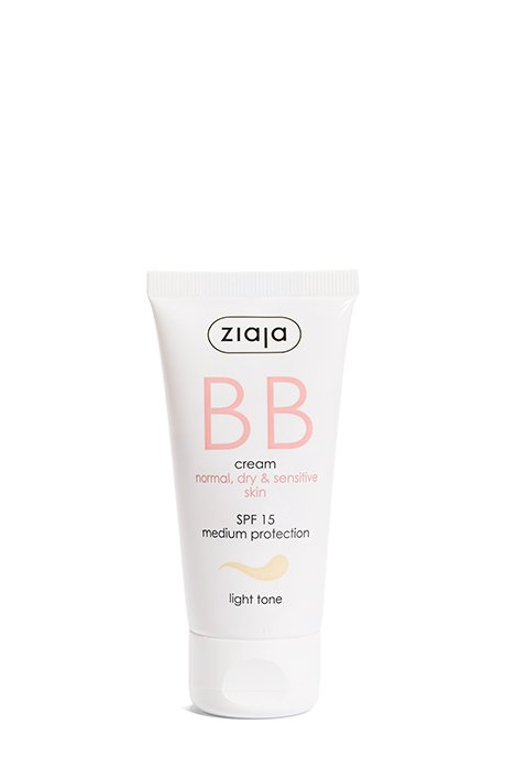 Ziaja BB Tönungscreme/HELL für normale, trockene & empfindliche Haut LSF 15 - 50ml