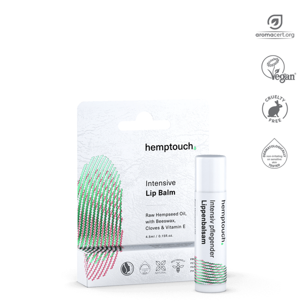 Hemptouch - Intensiv pflegender Lippenbalsam mit Hanf- und Nelkenöl 4,5 ml
