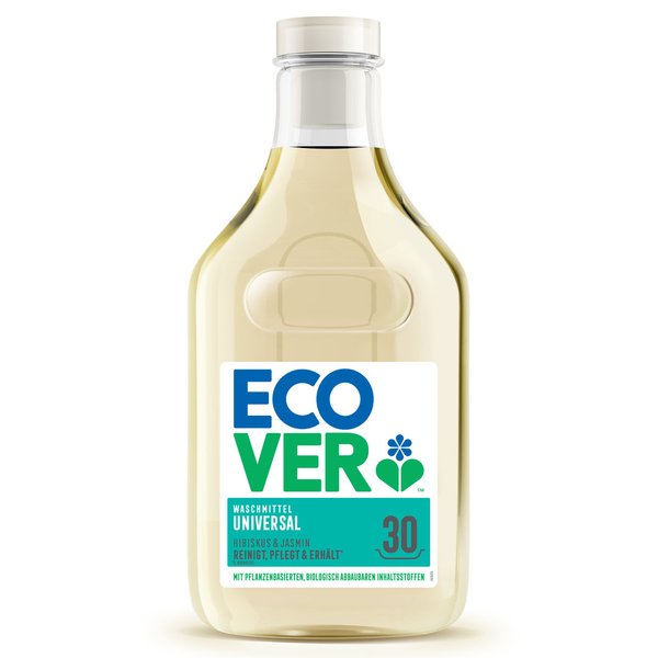Ecover Flüssigwaschmittel-Konzentrat Universal Hibiskus & Jasmin 1,5 L