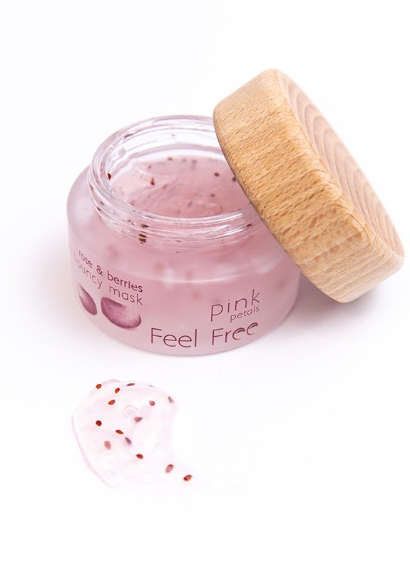 Feel Free Rose & Beeren - Aufhellende Gesichtsmaske 50 ml
