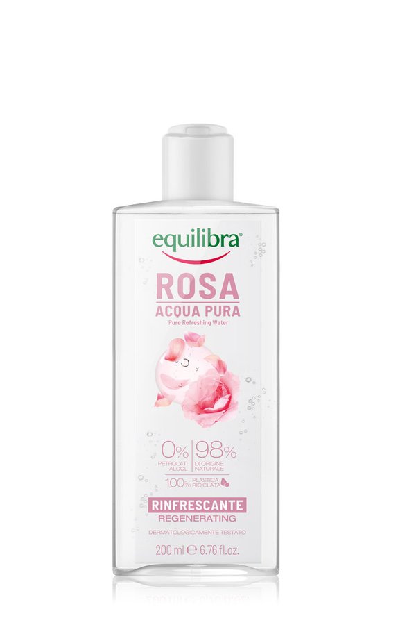 Equilibra Hyaluronsäure & Rose - Erfrischendes Gesichtswasser 200 ml