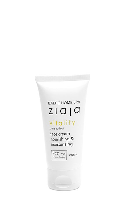 Ziaja Baltic Home Spa VITALITY - Nährende Gesichtscreme mit Ume-Aprikosenextrakt 50 ml