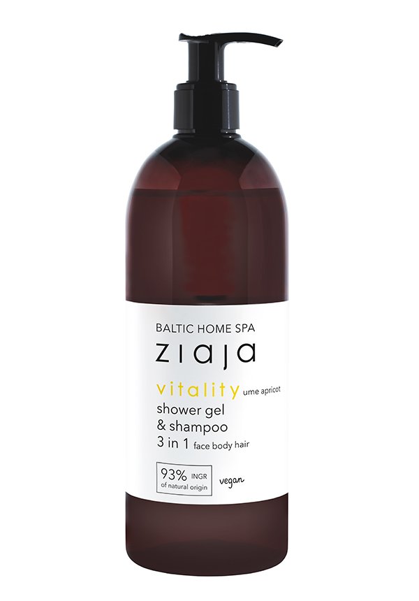 Ziaja Baltic Home Spa VITALITY - Shampoo und Duschgel 3 in 1 500 ml