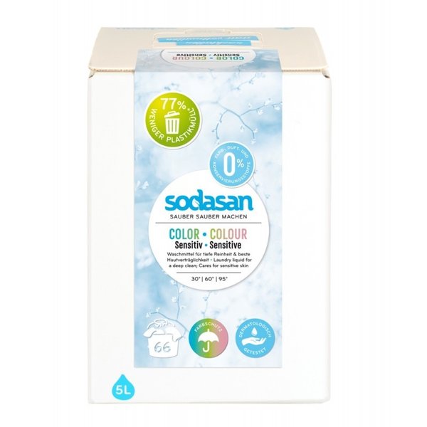 SODASAN - Color Flüssigwaschmittel SENSITIV 5L BOX