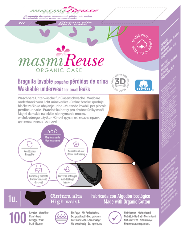 MASMI REUSE - Waschbare Damen-Panty bei Blasenschwäche 1Stk.