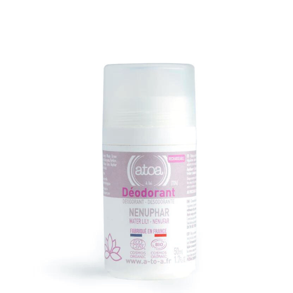 ATOA - Nachfüllbares Bio-Deodorant Roll-on "Seerose" 50ml